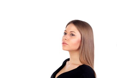 güzel moda sarışın kız