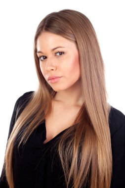 güzel moda sarışın kız