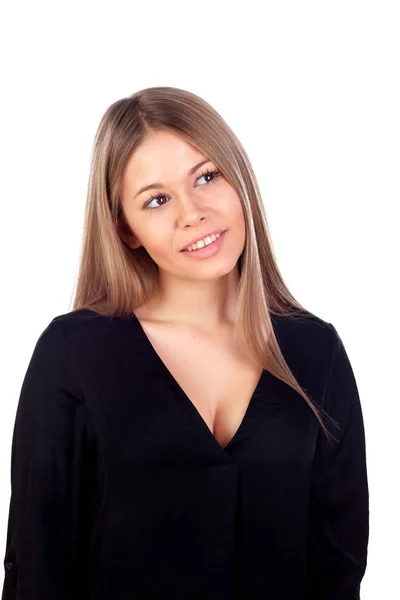 Schöne Mode blonde Mädchen — Stockfoto