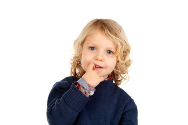 güzel sarışın bir çocuk