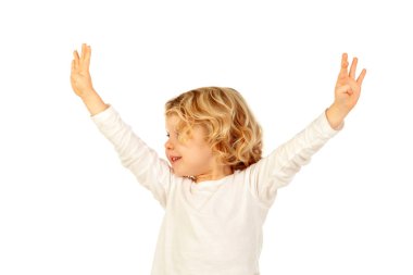 komik sarışın küçük çocuk