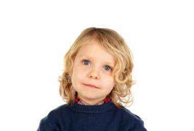 güzel sarışın bir çocuk