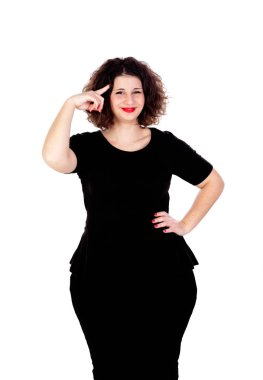 sevimli curvy kız