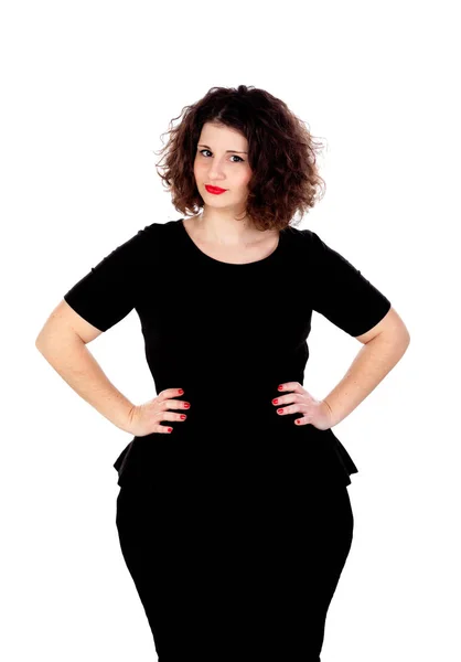 Cute curvy girl — Stock Photo, Image