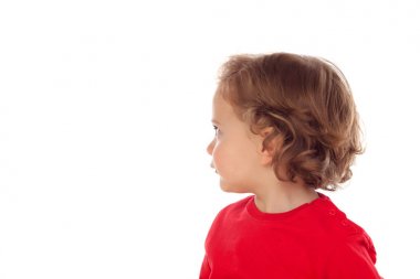 Kıvırcık saçlı bebek