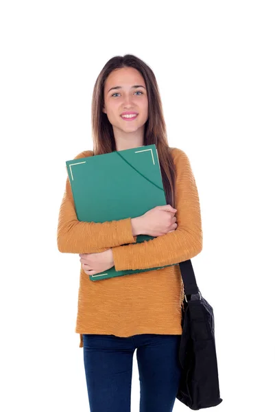 Teenager student girl — Stock Photo, Image