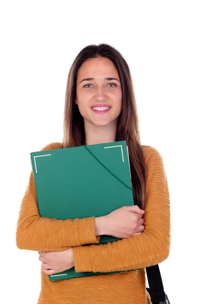 10 代の学生の女の子 — ストック写真