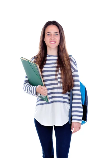 Teenager student girl — Stock Photo, Image