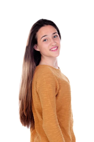 Glückliches Teenager-Mädchen — Stockfoto