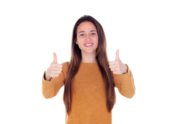 Hübsches Teenager-Mädchen — Stockfoto