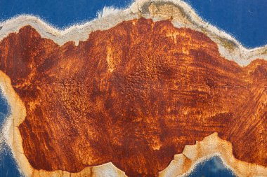 Paslı turuncu doku duvar