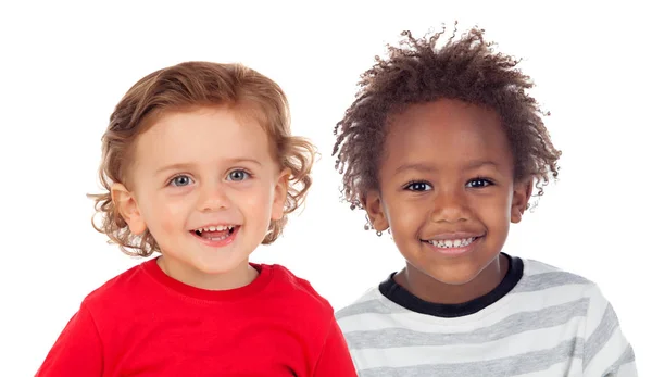 Funny children looking at camera — Stock Photo, Image