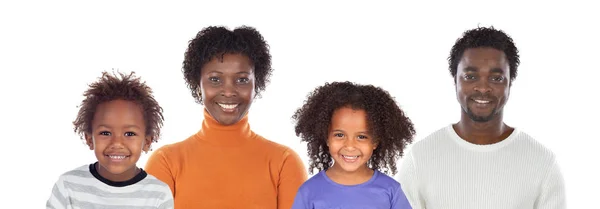 Glückliche afrikanisch-amerikanische Familie — Stockfoto