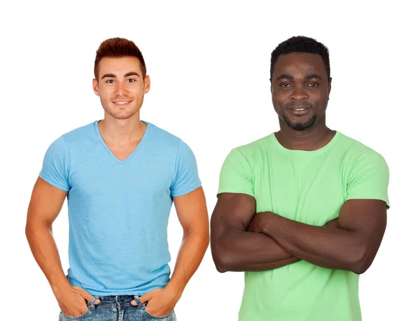 Two Handsome sporty guys — Stock Photo, Image