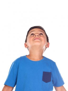 Dalgın çocuk ararken