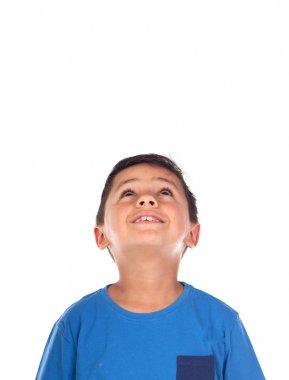 Dalgın çocuk ararken