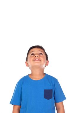 Dalgın çocuk ararken