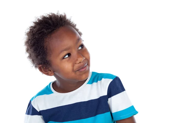 Очаровательный афроамериканский ребенок — стоковое фото