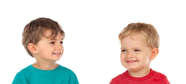 Two happy brothers — Stock Photo, Image