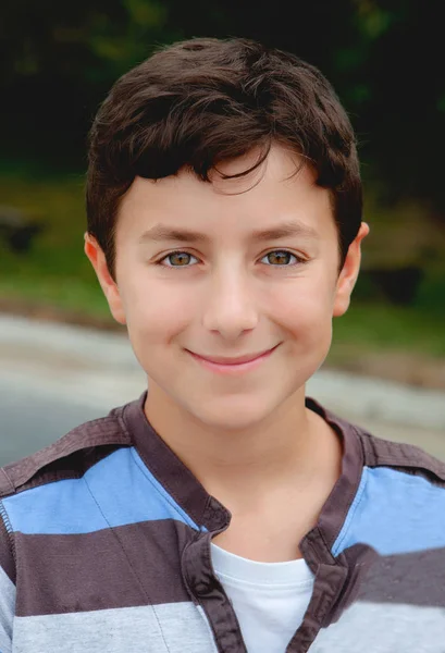 Happy teenager in park — Stock Photo, Image