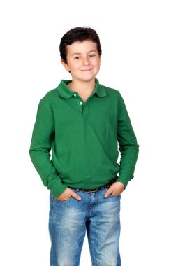 çocuk kameraya bakıyor