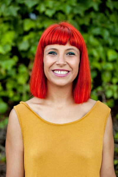 Red haired young woman — Stock Photo, Image