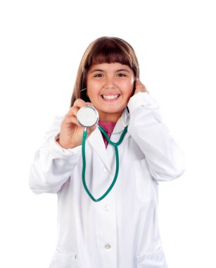 üniforma giyen doktor kız 