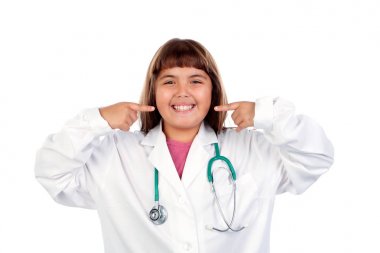 üniforma giyen doktor kız 