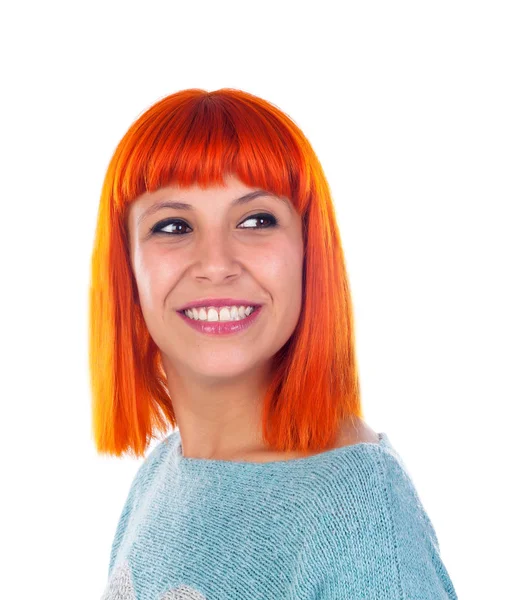 Red haired young woman — Stock Photo, Image