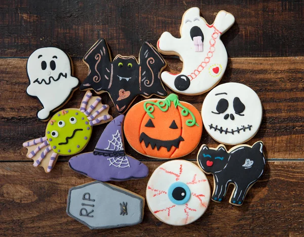 Galletas divertidas de Halloween —  Fotos de Stock