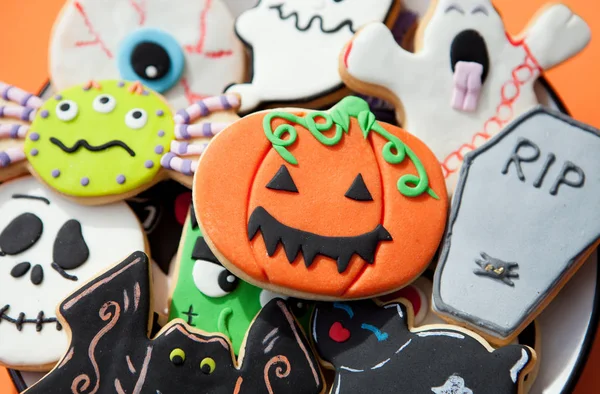 Cookies d'Halloween drôles — Photo