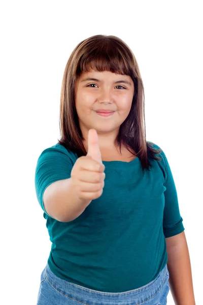 Cute brunette girl — Stock Photo, Image