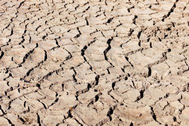 kuraklık, küresel ısınma belirti kırık toprak