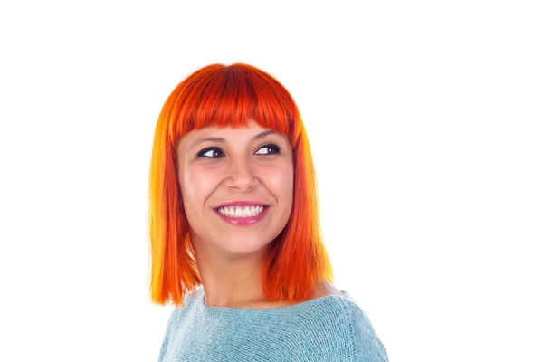 Red haired young woman — Stock Photo, Image