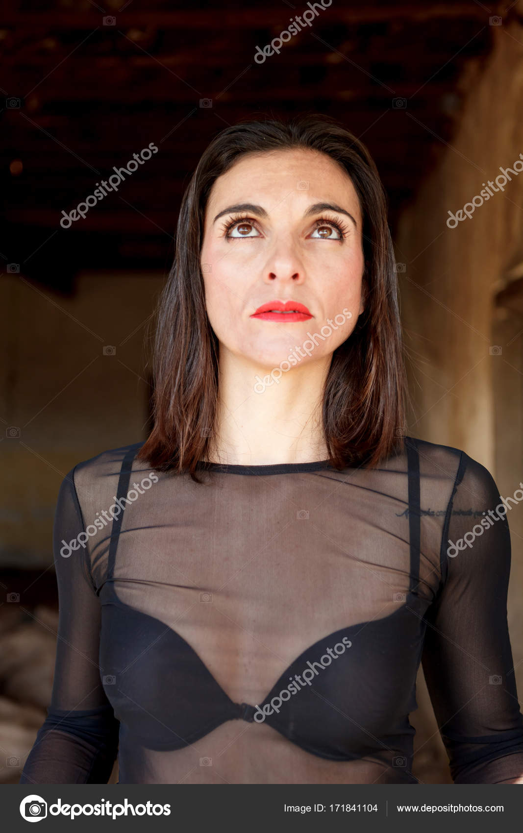 Mature in see through