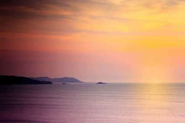 놀라운 밝은 일몰 — 스톡 사진
