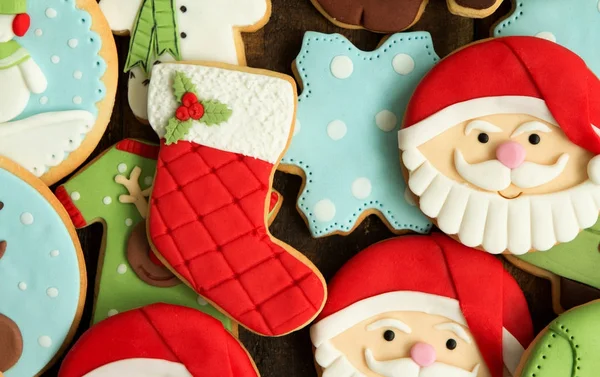 Biscoitos engraçados para o Natal — Fotografia de Stock