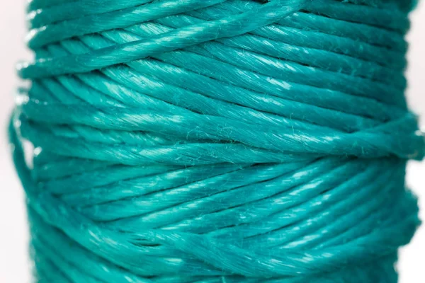 Нахил синьої мотузки — стокове фото