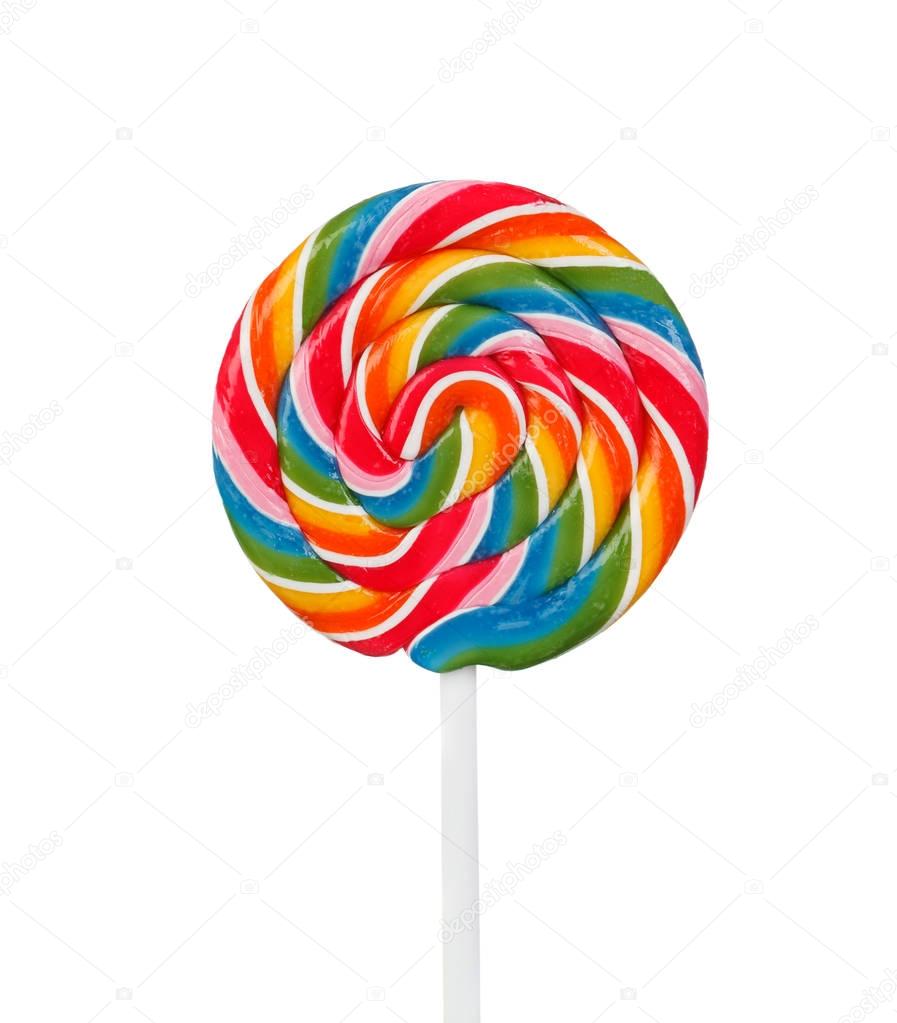 sweet colorful lollipop