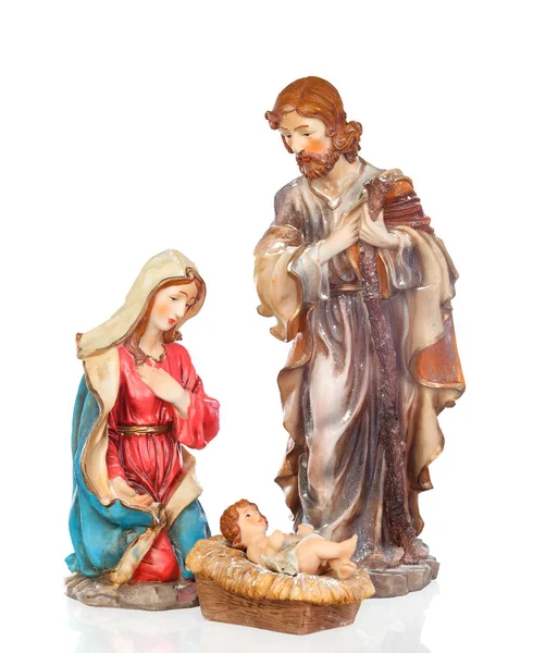 Vierge Marie avec Joseph et l'Enfant Jésus — Photo