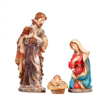 Meryem Ana Joseph ve bebek İsa ile