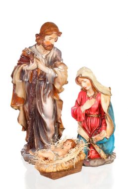 Meryem Ana Joseph ve bebek İsa ile