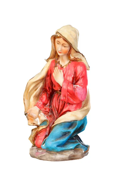 Statuetta in ceramica della Vergine Maria — Foto Stock