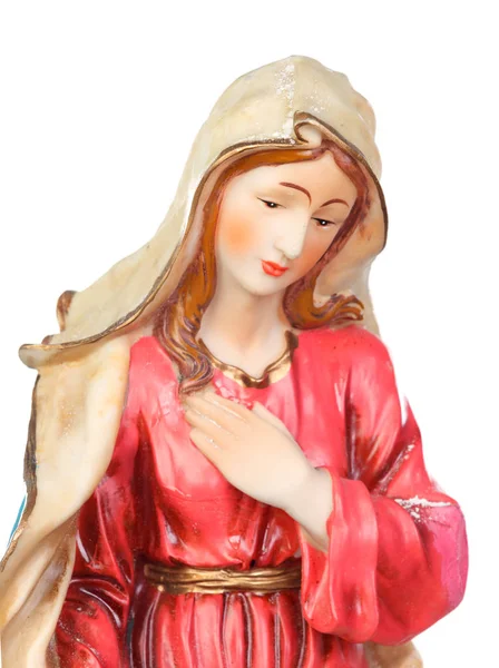 Keramická soška Panny Marie — Stock fotografie