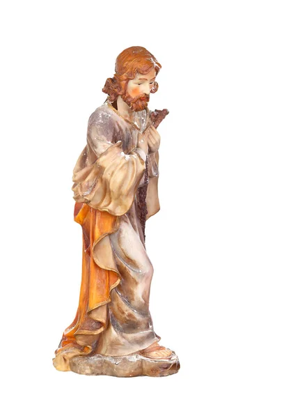 Keramische beeldje van Sint Jozef — Stockfoto