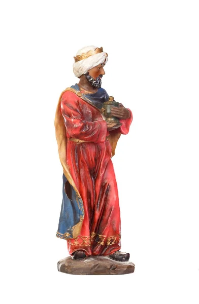 Religious figurine of Baltasar — Stock Photo, Image