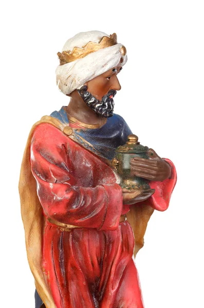 Statuetta religiosa di Baltasar — Foto Stock