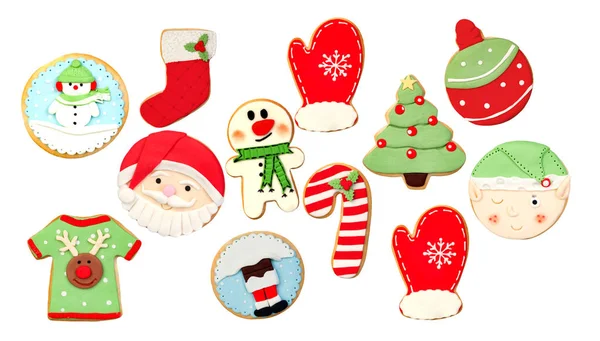 Funny cookies for Christmas — Stock Photo, Image