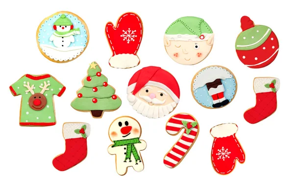 Biscoitos engraçados para o Natal — Fotografia de Stock