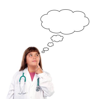 üniforma giyen doktor kız 